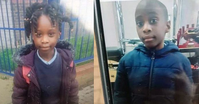 Six-year-old twins found after going missing in south London
